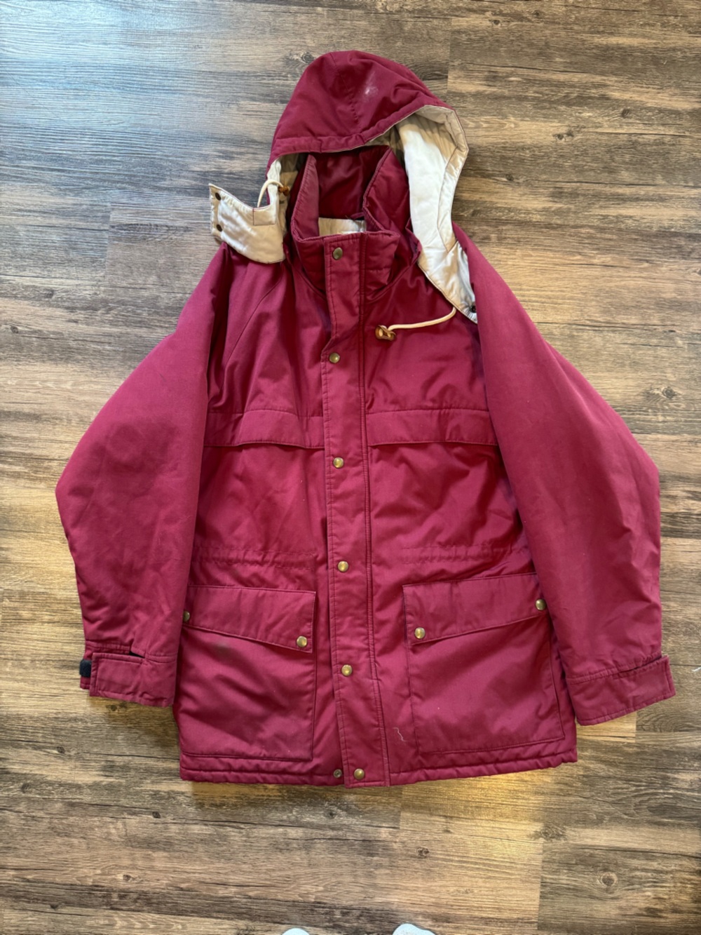 Vintage Penfield Burgundy Hooded Jacket